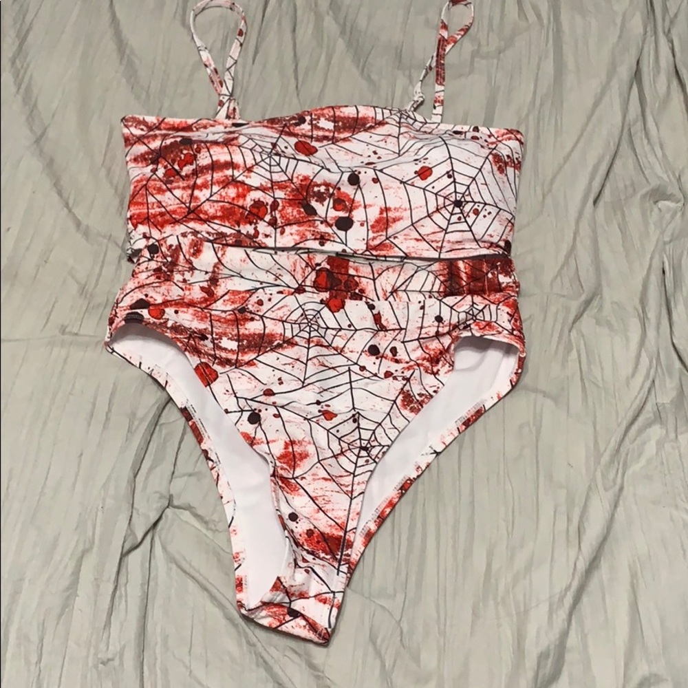 Two piece bathing suite